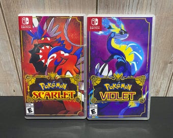 Pokémon Scarlet and Violet for Nintendo Switch Replacement Cases - GAME NOT INCLUDED