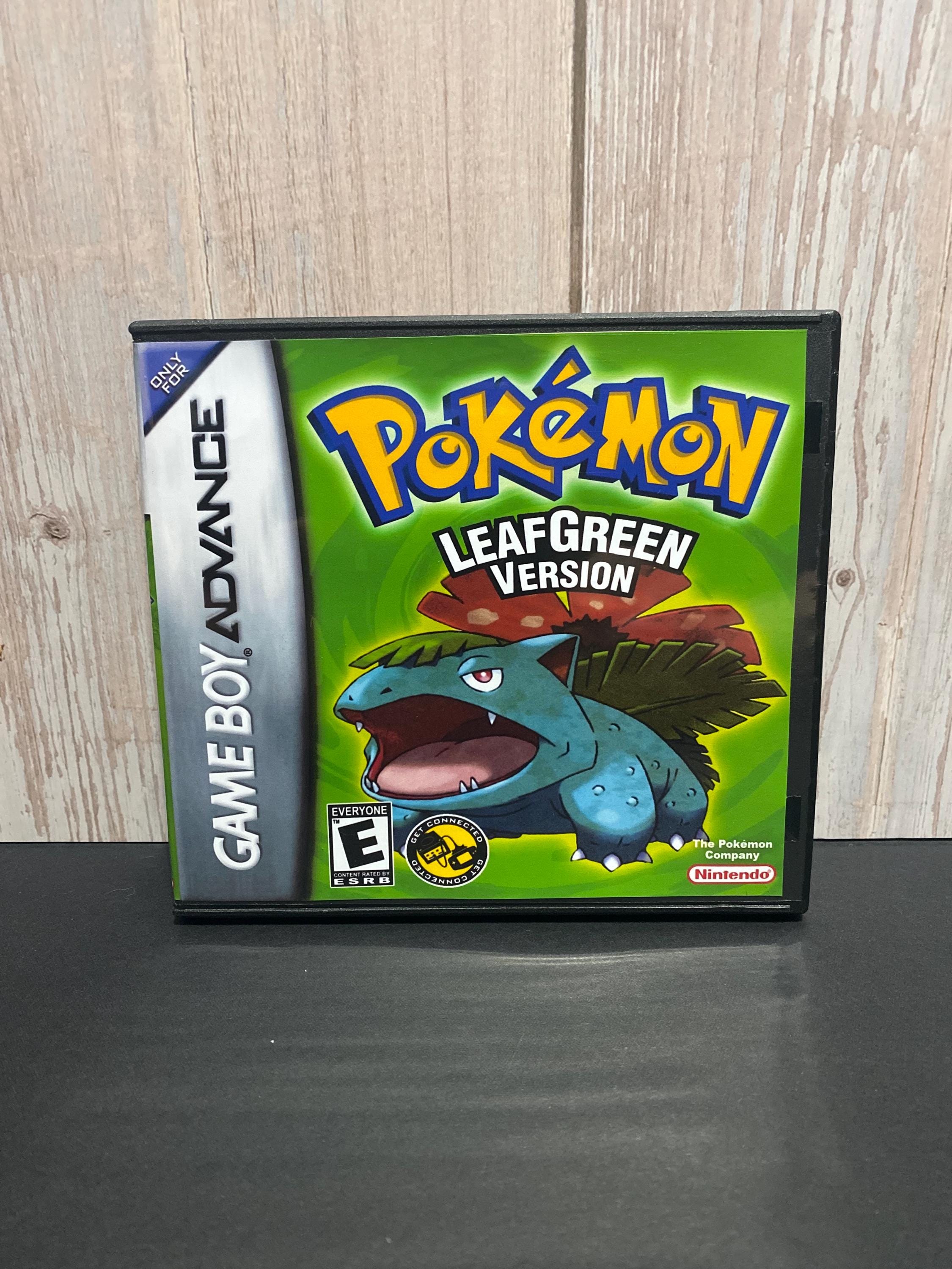 Pokémon Leafgreen for Nintendo Game Boy Advance Replacement Case