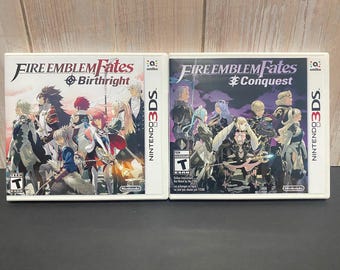 Fire Emblem Fates: Birthright & Conquest for Nintendo 3DS Replacement Cases - GAME NOT INCLUDED