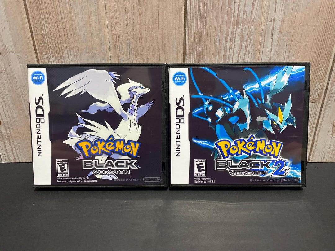 Pokémon Black and Black 2 for Nintendo DS Replacement Cases - Game
