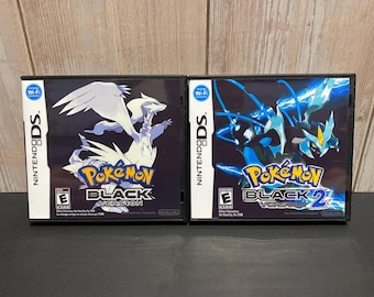 Pokémon Black and Black 2 for Nintendo DS Replacement Cases - Game NOT INCLUDED