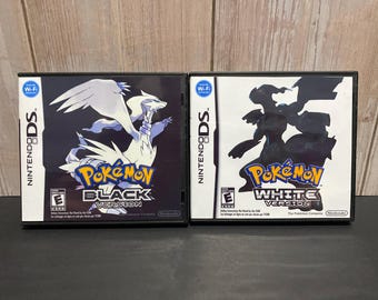 Pokémon Black and White for Nintendo DS Replacement Cases - Cartridges Not Included