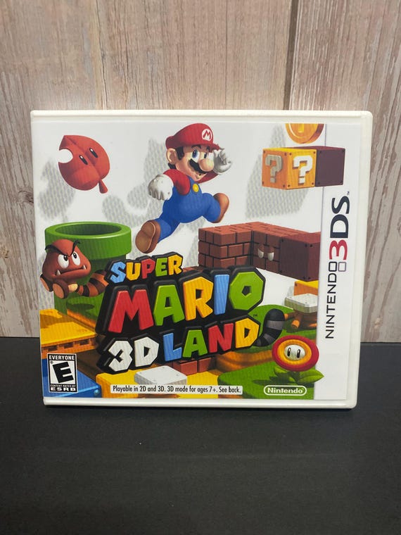 Super Mario 3D Land for Nintendo 3DS Replacement Case - GAME NOT