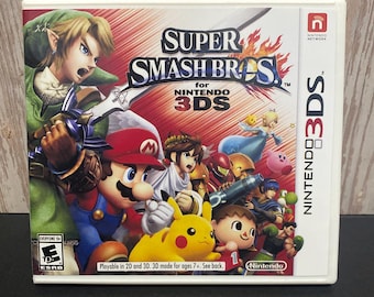 Super Smash Bros. for Nintendo 3DS Replacement Case - GAME NOT INCLUDED