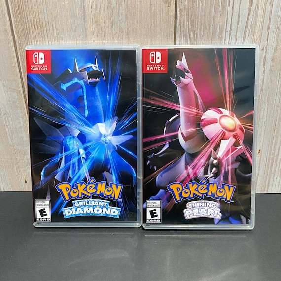 pokemon brilliant diamond game card + Shining Pearl (Nintendo Switch) : Video Games atau Piplup untuk menjadi Pokmon rakan pertama anda dan kemudian memulai perjalanan anda untuk menjadi Juara Liga Pokmon Pokemon Brilliant Diamond - Nintendo
