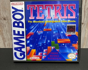 Tetris for Nintendo Game Boy Replacement Case - GAME NOT INCLUDED