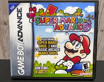 Super Mario Advance for Nintendo Game Boy Advance Replacement Case - Cartridge Not Included