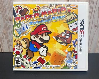 Paper Mario: Sticker Star for Nintendo 3DS Replacement Case - GAME NOT INCLUDED