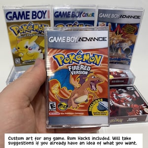 Game Boy, GBC, and GBA Custom Cassette Cases