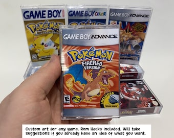 Game Boy, GBC, and GBA Custom Cassette Cases