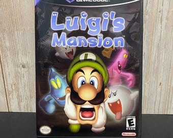 Luigi's Mansion for Nintendo GameCube Replacement Case - GAME NOT INCLUDED