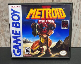 Metroid II: Return of Samus for Nintendo Game Boy Replacement Case - GameNOT INCLUDED