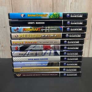 Nintendo GameCube Replacement Cases - Games Not Included