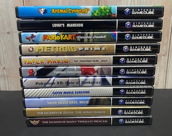 Nintendo GameCube Replacement Cases - Games Not Included