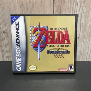 The Legend of Zelda: A Link to the Past and Four Swords for Nintendo Game Boy Advance Replacement Case - Cartridge Not Included