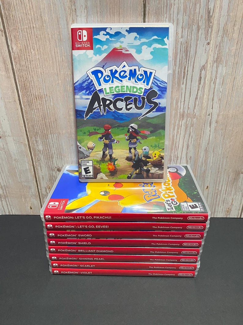 Pokémon Game Replacement Cases - GAME NOT INCLUDED - Etsy