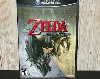 The Legend of Zelda: Twilight Princess for Nintendo GameCube Replacement Case - GAME NOT INCLUDED