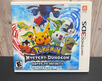 Pokémon Mystery Dungeon: Gates to Infinity for Nintendo 3DS Replacement Case - GAME NOT INCLUDED