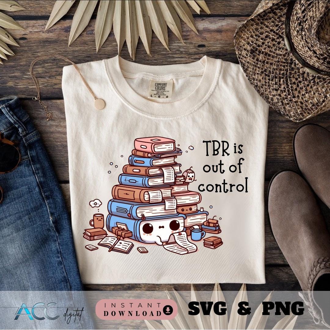 Book Lover Sticker SVG PNG Bundle, Kindle Stickers Pack, Kawaii Journal ...