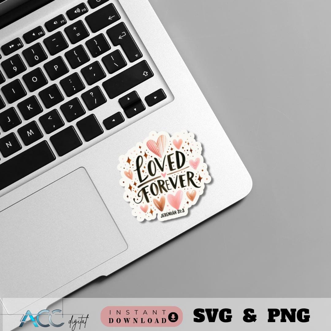 Bible Verse Sticker Pack SVG PNG Bundle, Christian Printable & Digital ...