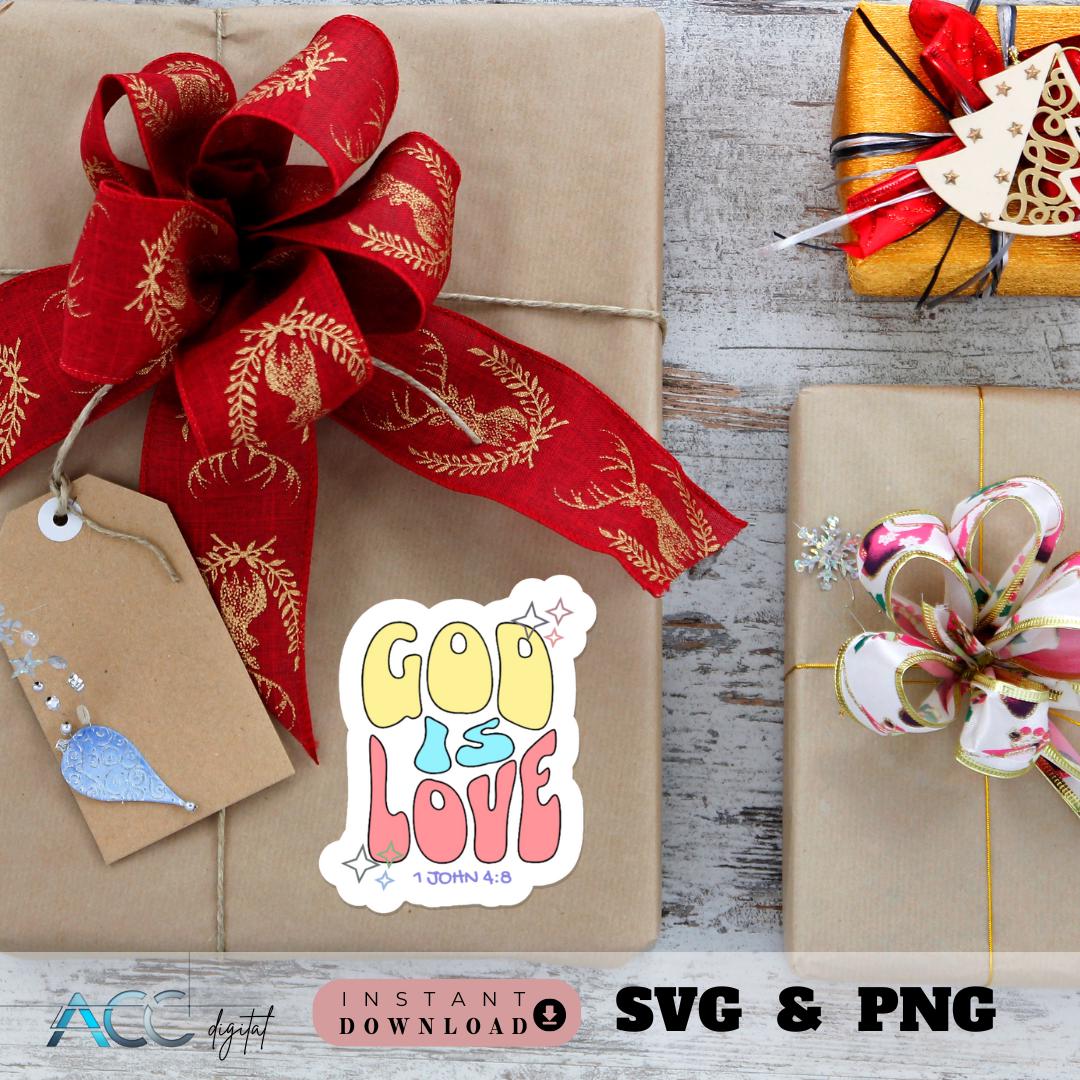 Bible Verse Stickers SVG PNG Bundle, Christian Clipart (digital ...