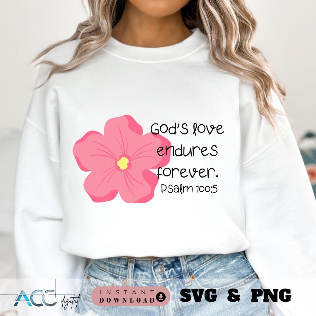 Floral Bible Verse Sticker SVG PNG Bundle, Faith Quotes, Christian ...
