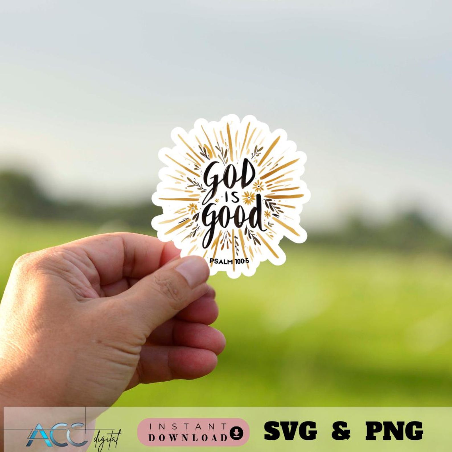 Bible Verse Sticker Pack SVG PNG Bundle, Christian Printable & Digital ...