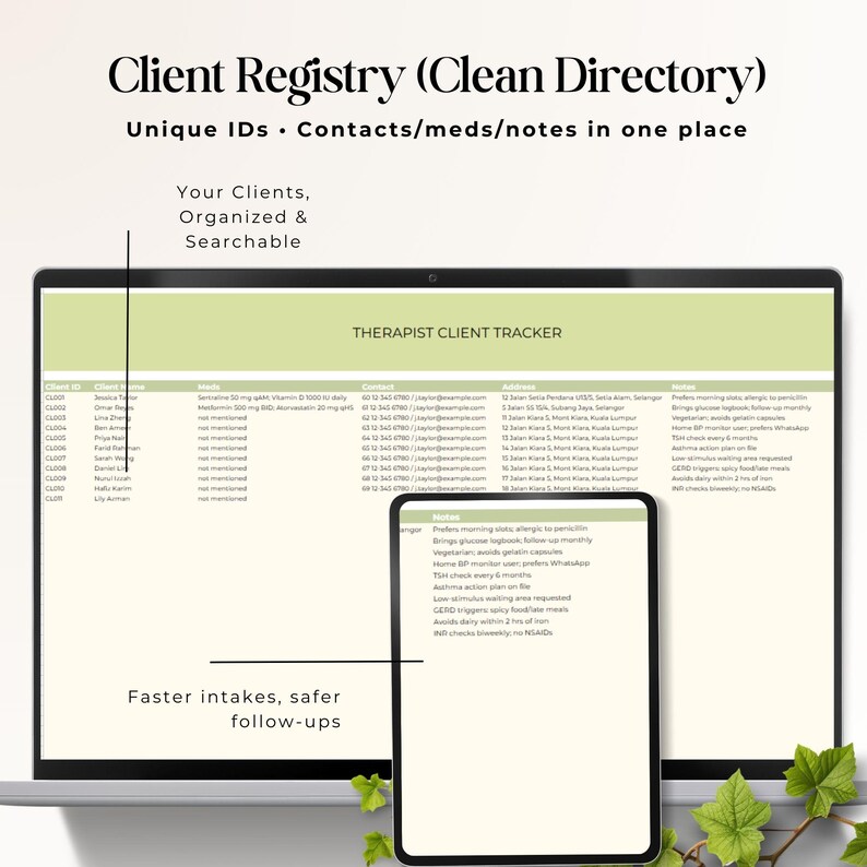 Fees and payments tracking—Fully Paid, Unpaid, and Installment labels with automatic total fees displayed on the main dashboard.