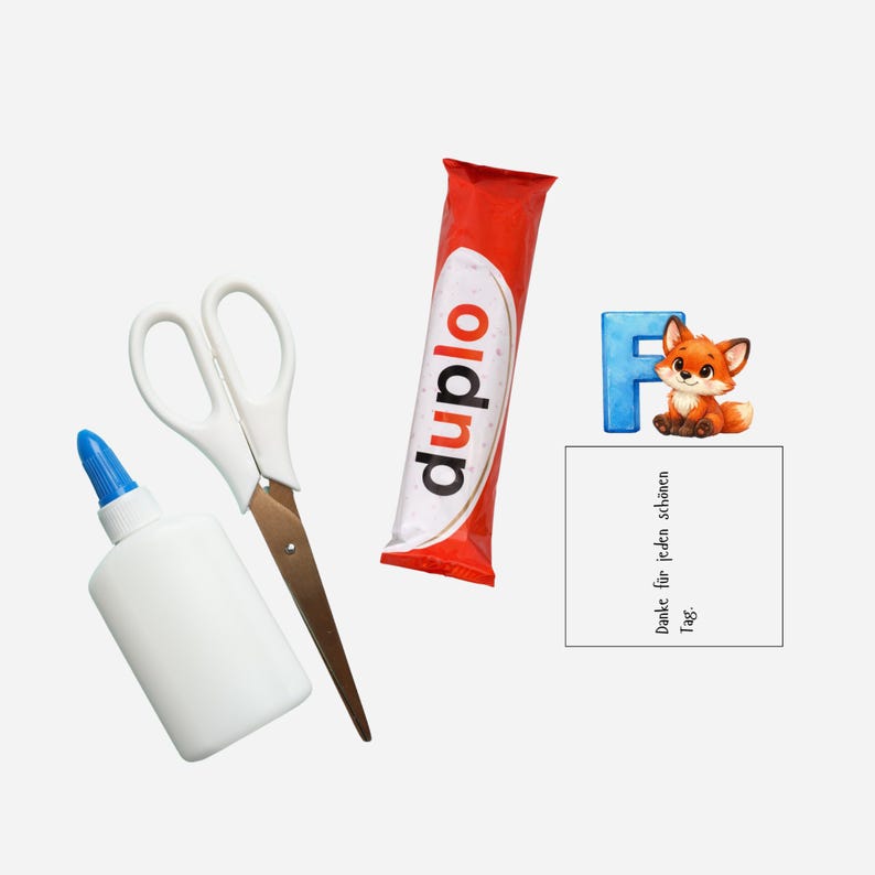 Duplo Vorlage für Schokoriegel Geschenk zum Kindergartenabschied, einfaches DIY Geschenk für Erzieherin und Kita Team