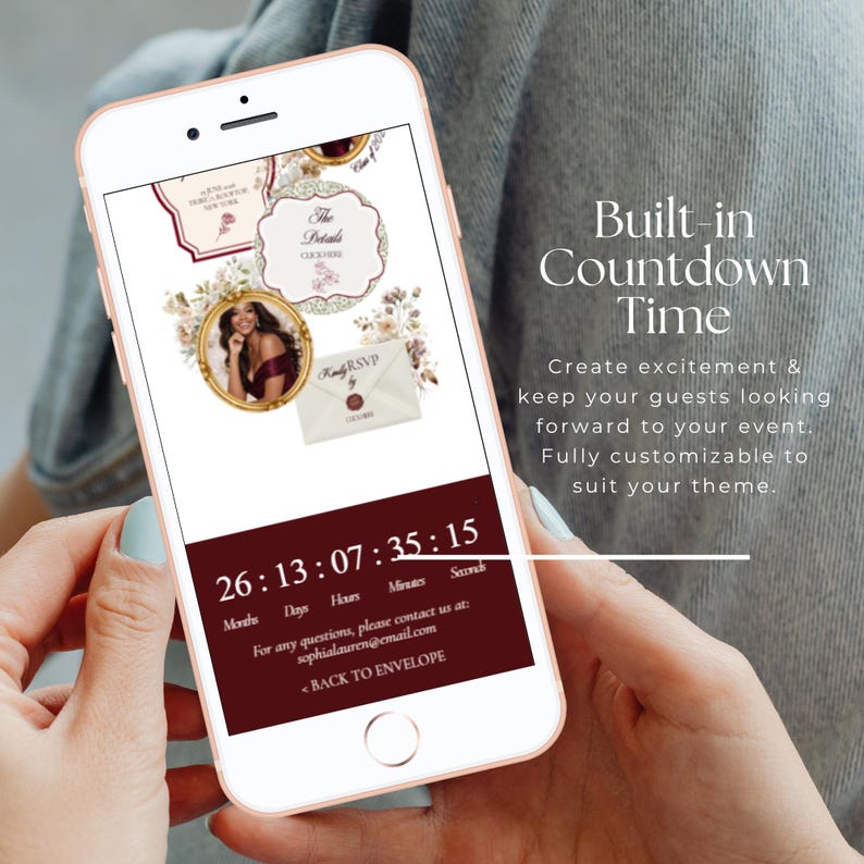 Graduation Background Countdown Timer Graduation Invitation Website Template Canva Editable, Digital ...