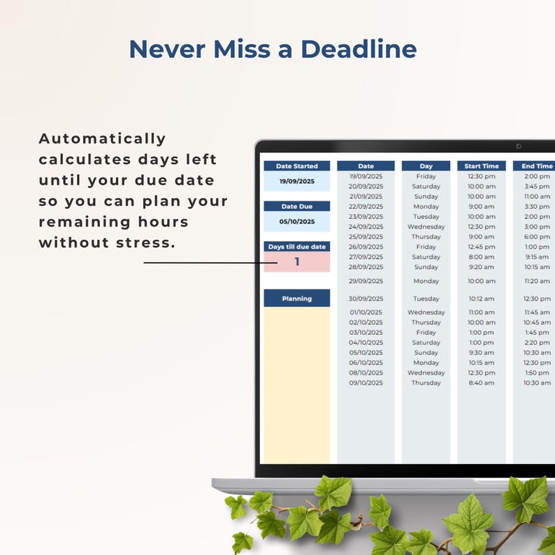 Volunteer Hour Log Spreadsheet | Community Service Log | Student ...