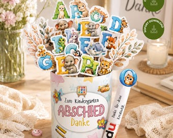 Abschiedsgeschenk Erzieherin | Lehrerin Geschenk | Kindergarten Abschied Duplo Banderolen Vorlage | Kita Danke Schokolade Druckvorlage