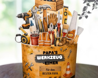 Duplo Father’s Day Wrapper Template for printing Toolbox Chocolate Gift for Dad DIY Candy Bar Template from Kids