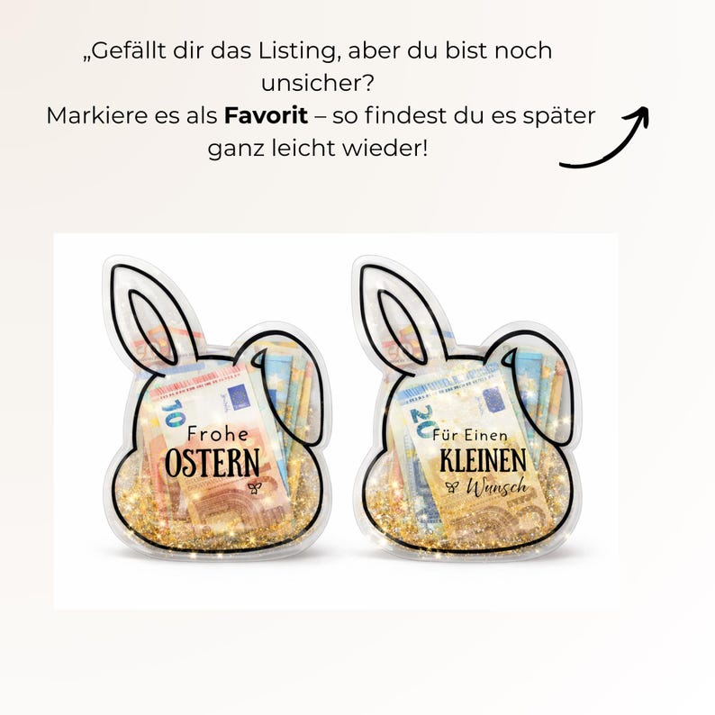 Schüttelkarte Ostern Geldgeschenk Vorlage Oster Gutschein Verpackung zum Ausdrucken Wunscherfüller Druckvorlage Geldverpackung Mitbringsel image 8
