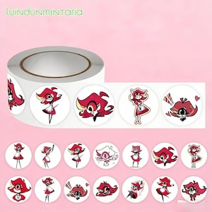 Hazbin Hotel Stickers / Cartoon Stickers / Cute Decorative Stickers / Phone Case Decor / Computer Decor / Luggage Stickers / DIY Journaling