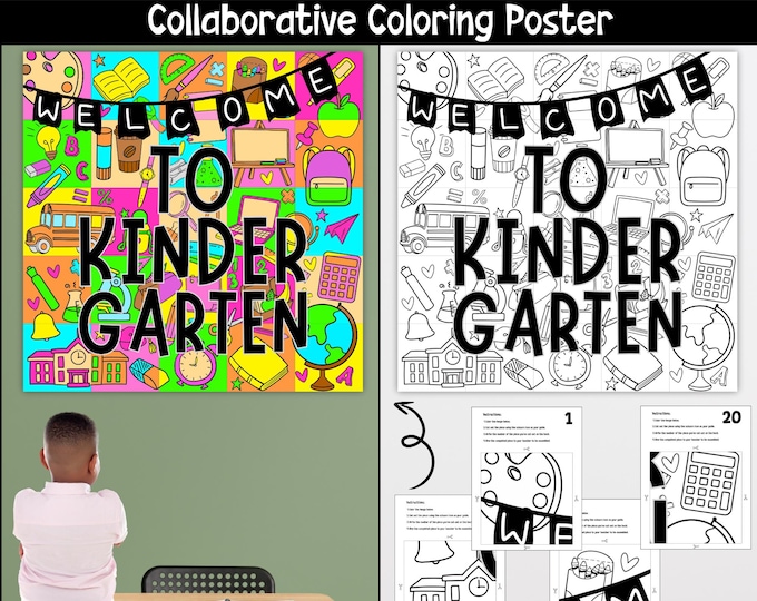 Growth Mindset Bulletin Board | Collaborative Coloring Poster for the ...
