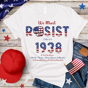 Resist Like It&#39;s 1938 PNG, Resist Trump png, Democrat Resist PNG, Sublimation Design, Digital Download, Resist Merch