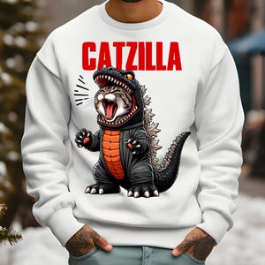 Godzilla png. Catzilla png. Cat lover. Godzilla png. Gojira png. Black tabby cat Godzilla png.