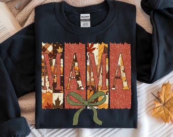 Fall Patchwork Mama PNG, Coquette Brushstroke Mama Png Sublimation Design, Coquette MAMA PNG, Digital Download, Patchwork png, Fall Vibes