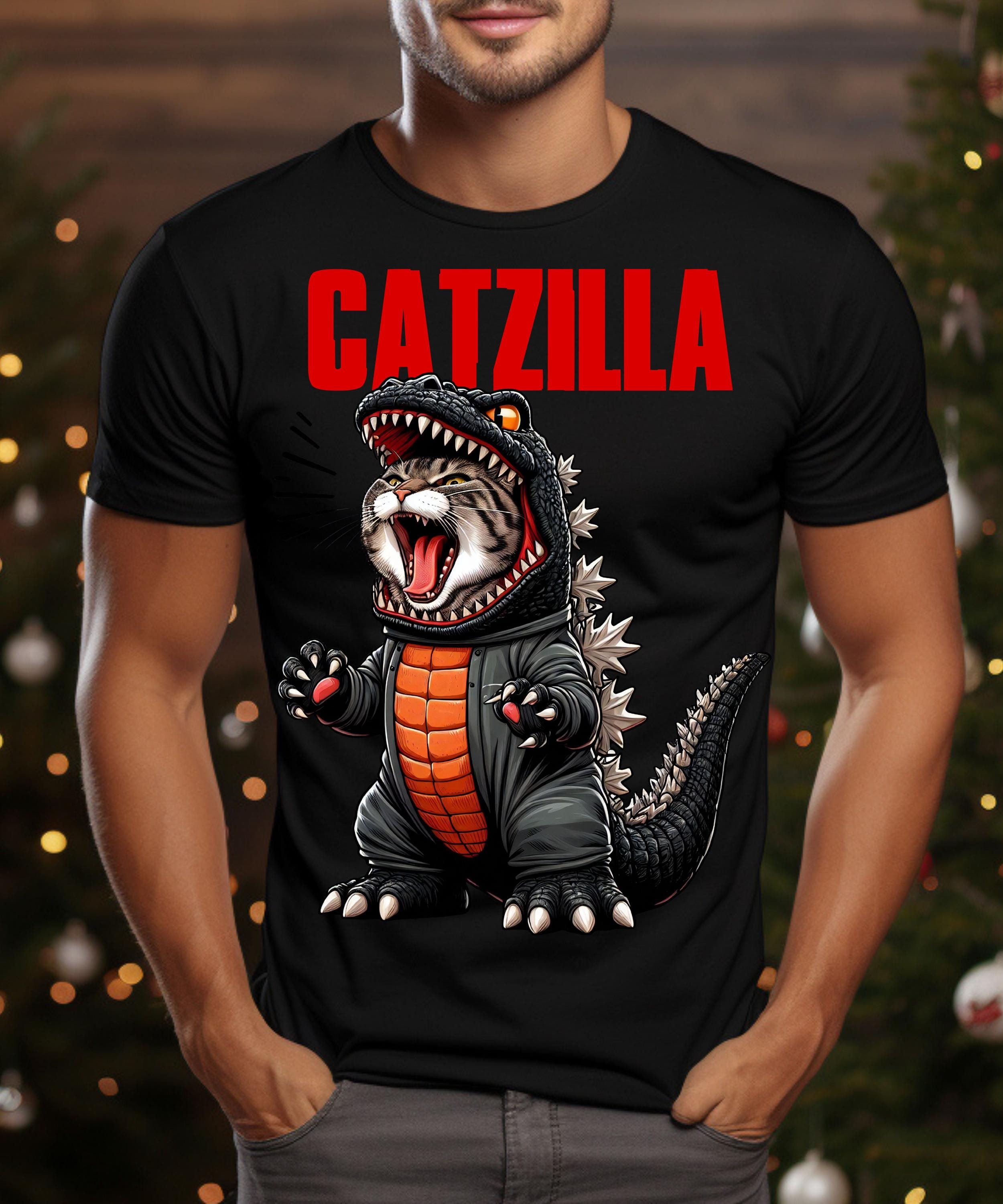 Godzilla Png. Catzilla Png. Cat Lover. Godzilla Png. Cat Dressed as ...