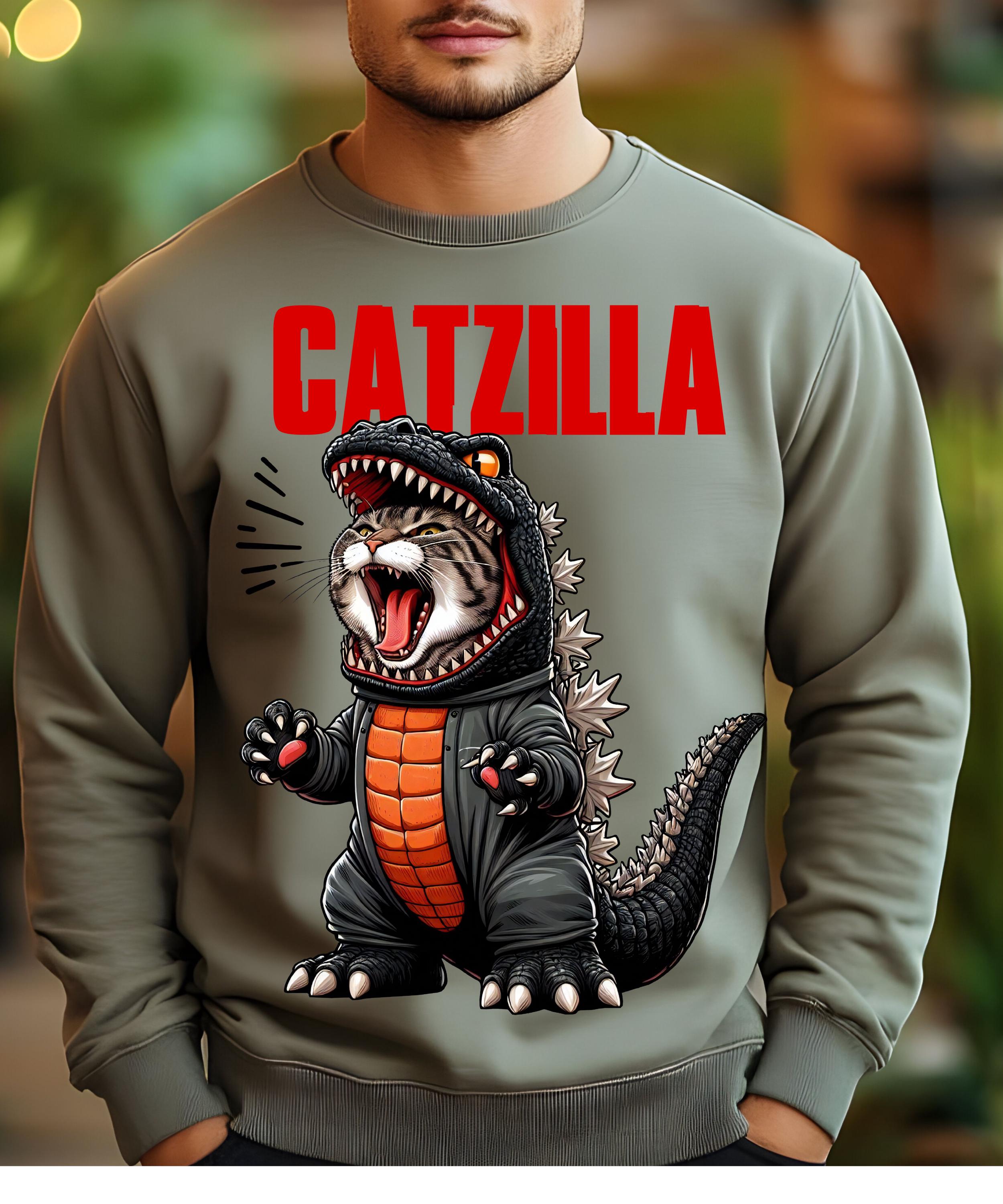 Godzilla Png. Catzilla Png. Cat Lover. Godzilla Png. Cat Dressed as ...