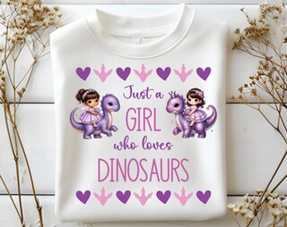 NETEDA Coperta In Flanella 'Just A Girl Who Loves Dinosaurs' Per Ragazze, 150x150 Cm, Morbida E Calda Per Adolescenti