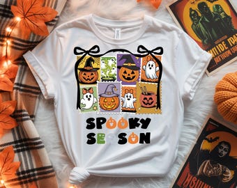 Retro Halloween Ghost Pumpkin Png, Girly Halloween Png, Fall Png, Halloween Png, Spooky Season Png, Pumpkin Halloween, Spooky Mama Png