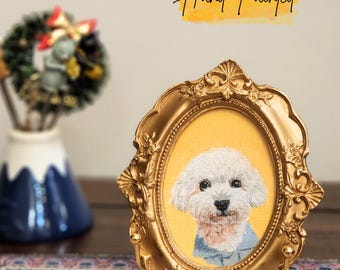 Memorial para mascotas, Mini pinturas, Retrato de mascota personalizado pintado a mano, Condolencia por la pérdida de una mascota, Regalo para el dueño de una mascota, Pinturas de perros, Pinturas de gatos