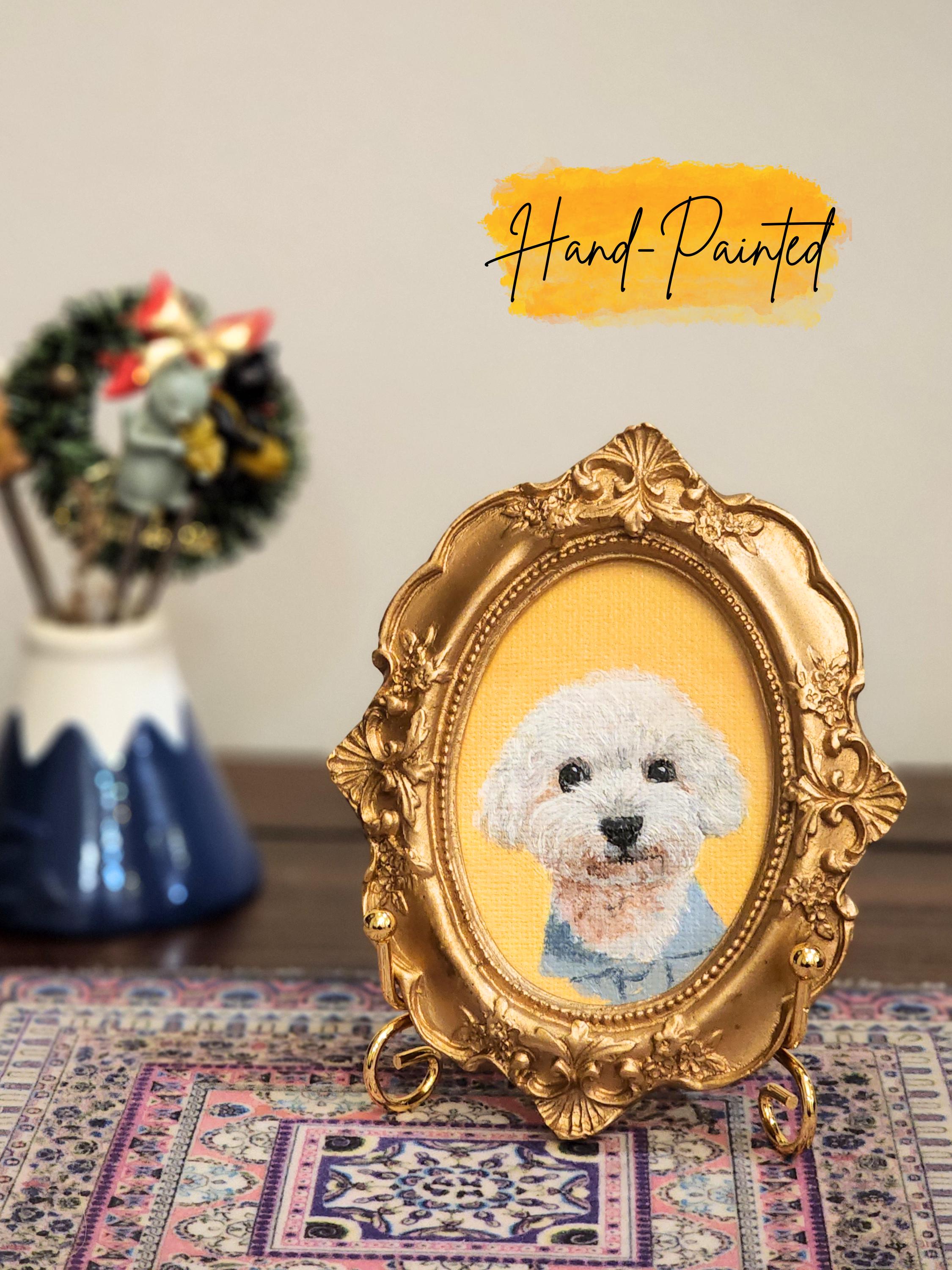 Pet Memorial, Mini paintings, Custom Hand Painted Pet Portrait, Sympathy for Loss of Pet, Gift For Pet Owner, Dog paintings, Cat paintings