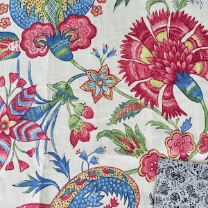Robert Allen &quot;Kingsmill&quot; Colonial Colorway Fabric Sample, Robert Allen Kingsmill Fabric Sample, Robert Allen 229847 Sample