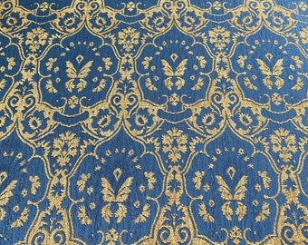 Navy Chenille-chenille Fabric-upholstery Fabric-commercial Upholstery-home  Decor-interior Fabric-chenille Upholstery Fabric 