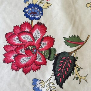 Vintage 1980 Duralee Shambord Toss Upholstery Chintz Fabric BTY, Duralee Palampore Chintz Fabric BTY, Chintz Upholstery Fabric