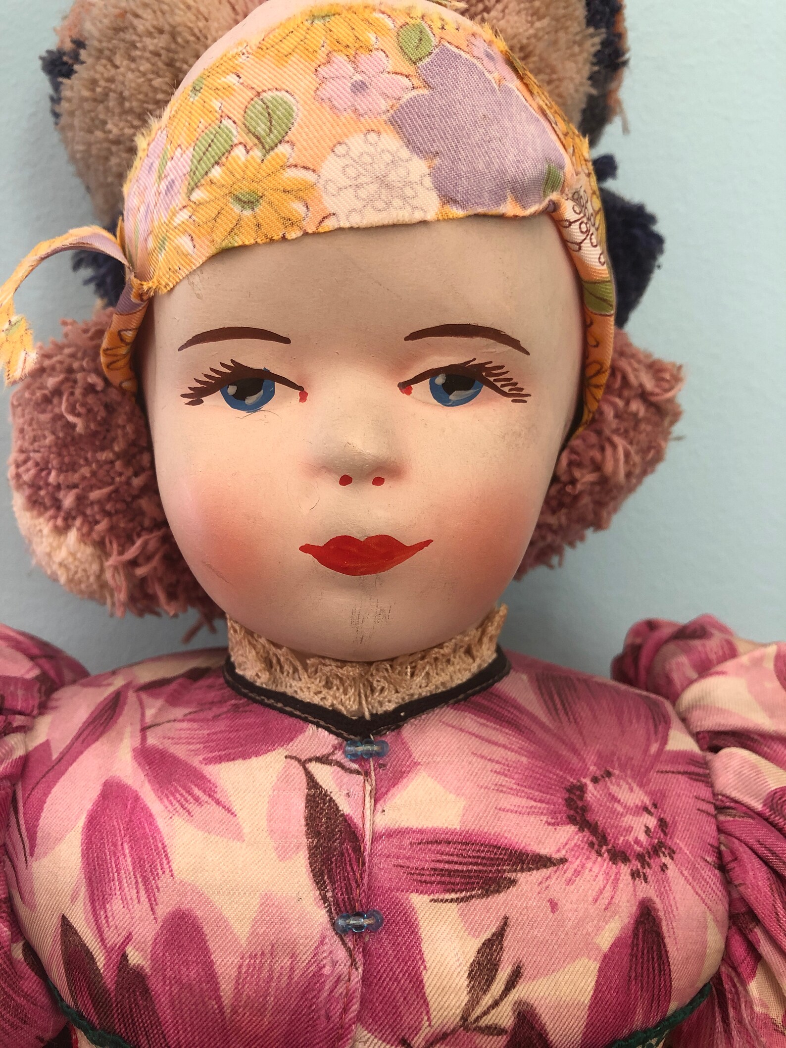 Vintage Hungarian Folk Art Doll Vintage Mezőkövesd Doll Etsy