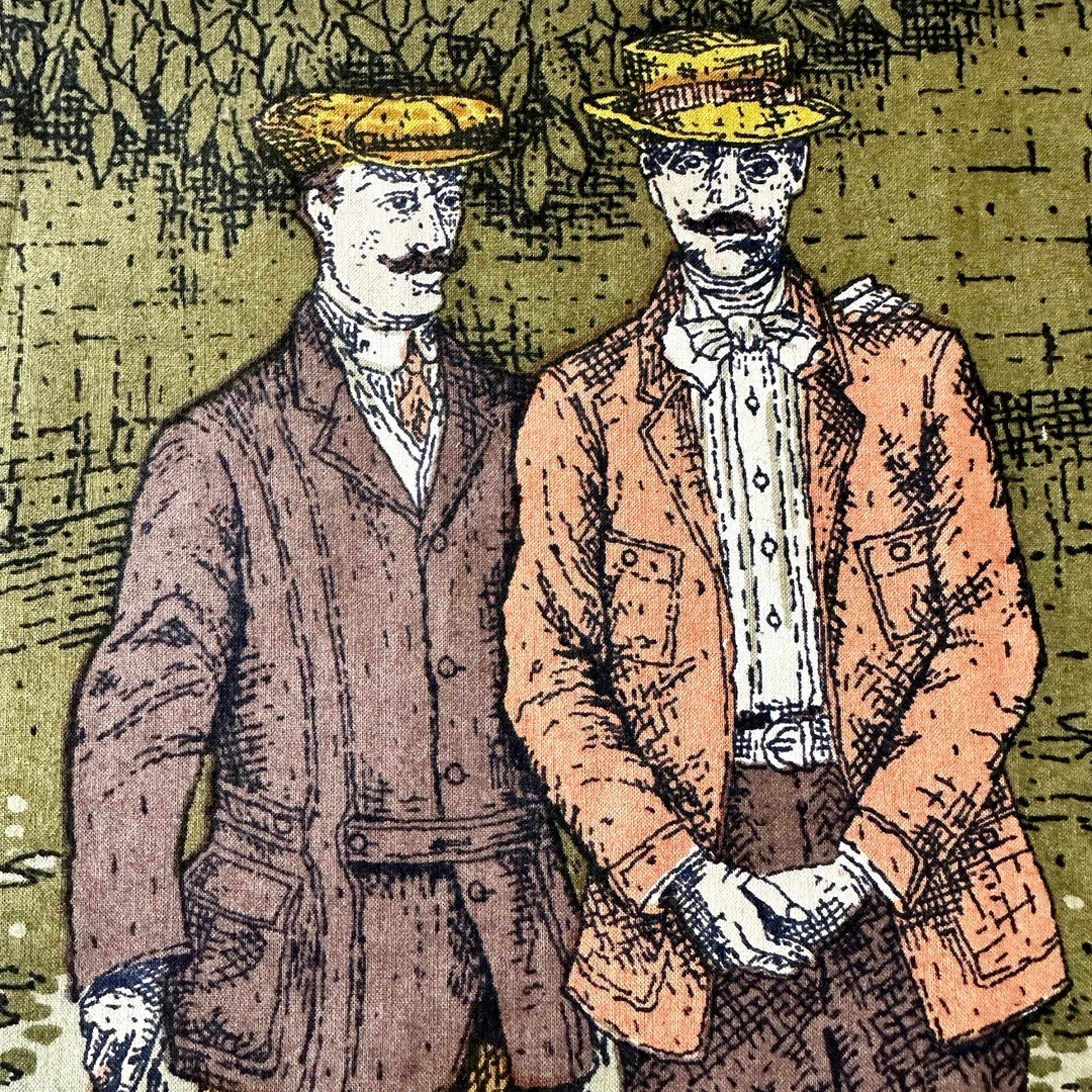 Vintage 1960s Greeff Golf Fabric Panels From the for Men Only